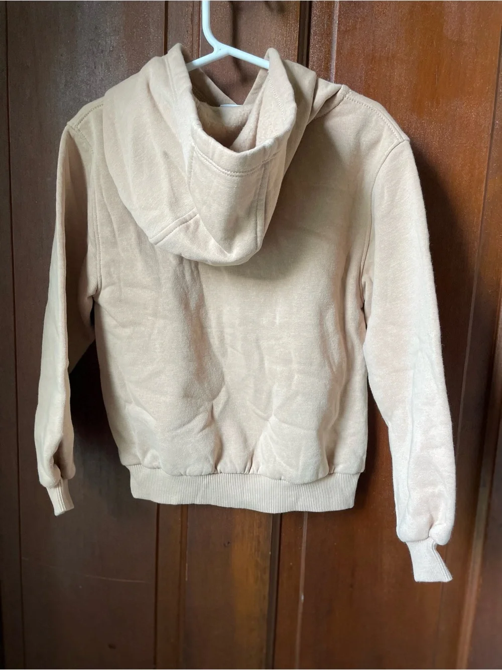 Nike boys size 5 tan hoodie